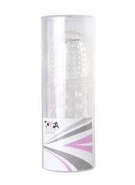 Прозрачная закрытая гелевая насадка - 13,5 см. - Toyfa Basic - в Кемерово купить с доставкой