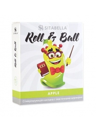 Стимулирующий презерватив-насадка Roll   Ball Apple - Sitabella - купить с доставкой в Кемерово