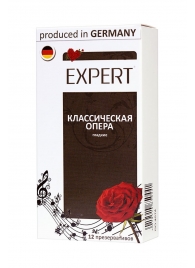 Гладкие презервативы Expert  Классическая опера  - 12 шт. - Expert - купить с доставкой в Кемерово