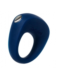 Синее эрекционное кольцо на пенис Satisfyer Ring 2 - Satisfyer - в Кемерово купить с доставкой
