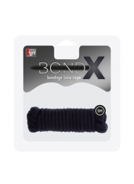 Чёрная веревка для связывания BONDX LOVE ROPE - 5 м. - Dream Toys - купить с доставкой в Кемерово