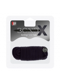 Черная веревка для связывания BONDX LOVE ROPE - 10 м. - Dream Toys - купить с доставкой в Кемерово