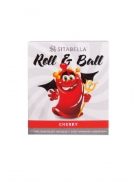 Стимулирующий презерватив-насадка Roll   Ball Cherry - Sitabella - купить с доставкой в Кемерово