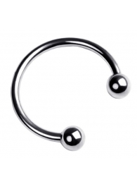 Серебристая подкова на головку пениса - ToyFa - купить с доставкой в Кемерово