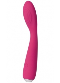 Ярко-розовый G-стимулятор IRIS Clitoral   G-spot Vibrator - 18 см. - Svakom