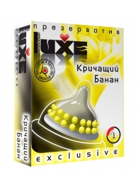 Презерватив LUXE  Exclusive  Кричащий банан  - 1 шт. - Luxe - купить с доставкой в Кемерово