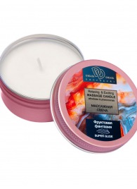 Массажная свеча  Фруктовая фантазия - БиоМед - купить с доставкой в Кемерово