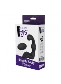 Черный вибромассажер простаты REMOTE BOOTY PLEASER - Dream Toys - в Кемерово купить с доставкой