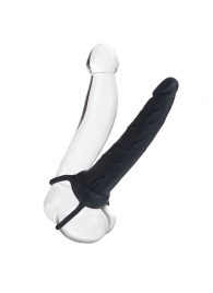 Насадка на пенис Silicone Love Rider Dual Penetrator для двойного проникновения - 14 см. - California Exotic Novelties - в Кемерово купить с доставкой