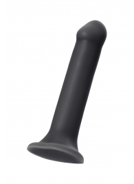 Черный фаллос на присоске Silicone Bendable Dildo XL - 20 см. - Strap-on-me - купить с доставкой в Кемерово