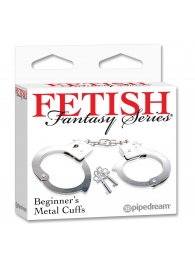 Металлические наручники Beginner s Metal Cuffs - Pipedream - купить с доставкой в Кемерово