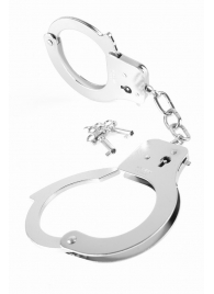 Металлические серебристые наручники Designer Metal Handcuffs - Pipedream - купить с доставкой в Кемерово