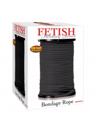 Черная веревка для связывания Bondage Rope - 60,9 м. - Pipedream - купить с доставкой в Кемерово