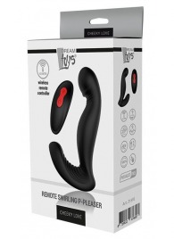 Черный вибромассажер простаты SWIRLING P-PLEASER - Dream Toys - в Кемерово купить с доставкой