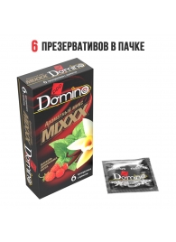Ароматизированные презервативы DOMINO  Ароматный микс  - 6 шт. - Domino - купить с доставкой в Кемерово