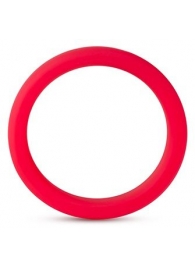 Красное эрекционное кольцо Silicone Go Pro Cock Ring - Blush Novelties - в Кемерово купить с доставкой