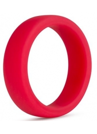 Красное эрекционное кольцо Silicone Go Pro Cock Ring - Blush Novelties - в Кемерово купить с доставкой