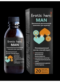 Мужской биогенный концентрат для усиления эрекции Erotic hard Man - 250 мл. - Erotic Hard - купить с доставкой в Кемерово