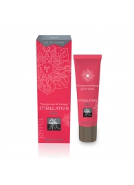 Возбуждающий интимный гель для двоих STIMULATION GEL Pomegranate   Nutmeg - 30 мл. - Shiatsu - купить с доставкой в Кемерово