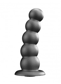 Черная насадка-плаг на харнесс PLATINUM 9 - 24 см. - LOVETOY (А-Полимер) - купить с доставкой в Кемерово