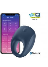 Эрекционное кольцо Satisfyer Strong One с возможностью управления через приложение - Satisfyer - в Кемерово купить с доставкой