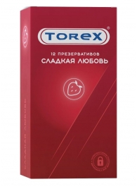 Презервативы Torex  Сладкая любовь  с ароматом клубники - 12 шт. - Torex - купить с доставкой в Кемерово