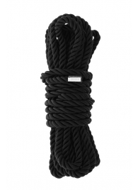 Черная веревка для шибари DELUXE BONDAGE ROPE - 5 м. - Dream Toys - купить с доставкой в Кемерово