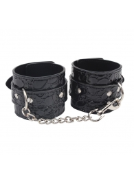 Черные наручники Be good Wrist Cuffs - Chisa - купить с доставкой в Кемерово