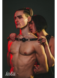 Черный кляп Love Addict на замочке - Lola Games - купить с доставкой в Кемерово