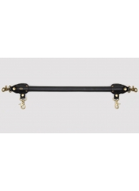 Черная распорка для ног Bound to You Faux Leather Spreader Bar - 50,8 см. - Fifty Shades of Grey - купить с доставкой в Кемерово