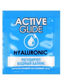 Лубрикант на водной основе Active Glide с гиалуроновой кислотой - 3 гр. - Биоритм - купить с доставкой в Кемерово