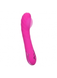 Розовый вибромассажер Insatiable G Inflatable G-Wand с функцией расширения - 21,5 см. - California Exotic Novelties