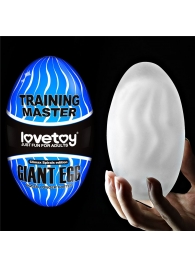 Мастурбатор-яйцо Giant Egg Climax Spirals Edition - Lovetoy - в Кемерово купить с доставкой