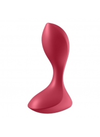 Красный вибромассажёр простаты Satisfyer Backdoor Lover - 14 см. - Satisfyer - в Кемерово купить с доставкой