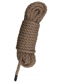 Пеньковая веревка для связывания Hemp Rope - 5 м. - Easy toys - купить с доставкой в Кемерово