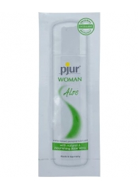 Лубрикант на водной основе pjur WOMAN Aloe - 2 мл. - Pjur - купить с доставкой в Кемерово