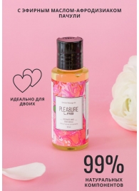 Массажное масло Pleasure Lab Delicate с ароматом пиона и пачули - 50 мл. - Pleasure Lab - купить с доставкой в Кемерово