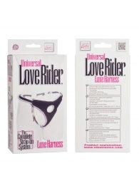 Трусы для страпона с универсальным креплением Universal Love Rider Luxe Harness - California Exotic Novelties - купить с доставкой в Кемерово