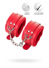 Красные оковы Anonymo из искусственной кожи - ToyFa - купить с доставкой в Кемерово