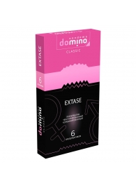 Презервативы с точками и рёбрышками DOMINO Classic Extase - 6 шт. - Domino - купить с доставкой в Кемерово