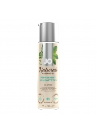 Массажное масло с ароматом перечной мяты и эвкалипта JO Naturals Peppermint   Eucalyptus - 120 мл. - System JO - купить с доставкой в Кемерово