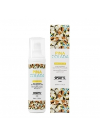 Разогревающее массажное масло с ароматом пина колада Gourmet Pina Colada - 50 мл. - Exsens - купить с доставкой в Кемерово