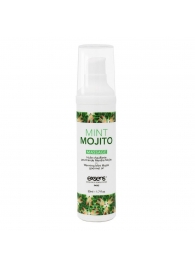 Разогревающее массажное масло с ароматом мохито Gourmet Mint Mojito - 50 мл. - Exsens - купить с доставкой в Кемерово