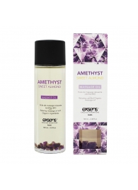 Органическое массажное масло AMETHYST SWEET ALMOND - 100 мл. - Exsens - купить с доставкой в Кемерово