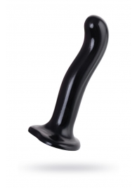 Черный стимулятор для пар P G-Spot Dildo Size M - 18 см. - Strap-on-me - в Кемерово купить с доставкой