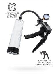 Прозрачная механическая помпа для пениса Viggo - Sexus - в Кемерово купить с доставкой