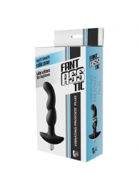 Черная вибропробка для простаты FantASStic Vibrating Prostate Plug - 14,5 см. - Dream Toys - в Кемерово купить с доставкой