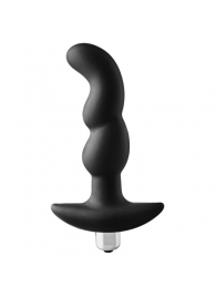 Черная вибропробка для простаты FantASStic Vibrating Prostate Plug - 14,5 см. - Dream Toys - в Кемерово купить с доставкой