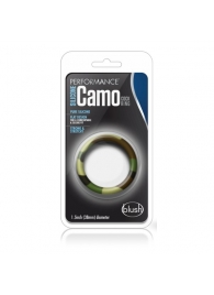 Эрекционное кольцо камуфляжной расцветки Silicone Camo Cock Ring - Blush Novelties - в Кемерово купить с доставкой