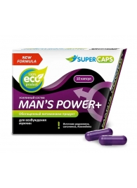 Возбуждающее средство для мужчин Mans Power plus - 10 капсул (0,35 гр.) +1 в подарок - SuperCaps - купить с доставкой в Кемерово